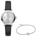 DKNY Essentials Silver 28mm Silver Dial Womens Watch + Silver Bracelet