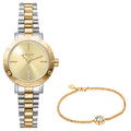DKNY Essentials Two-Tone 28mm Womens Watch + Gold Bracelet