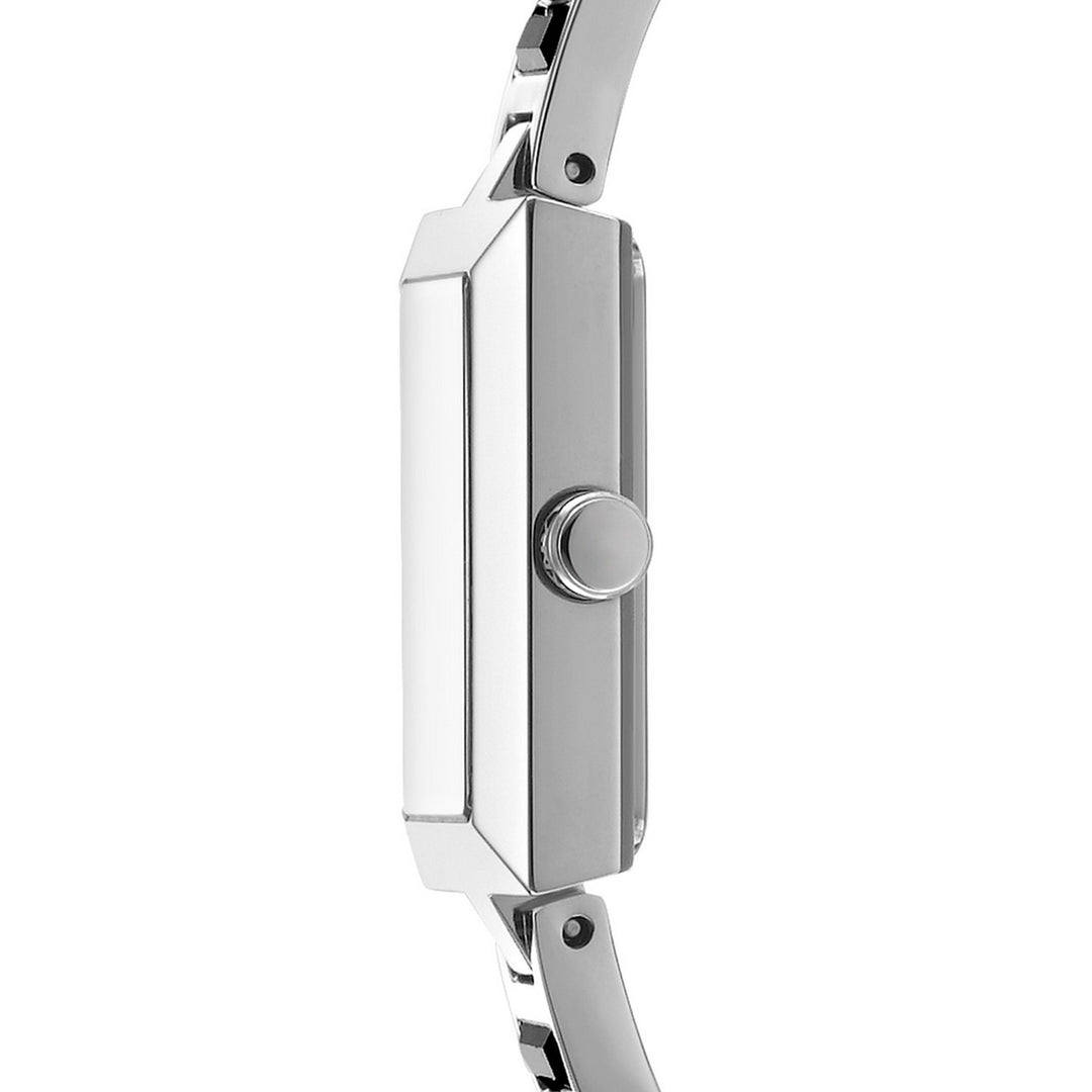 DKNY Signature Shape Black/Silver Stainless Steel 17x31.5mm Watch - view 3