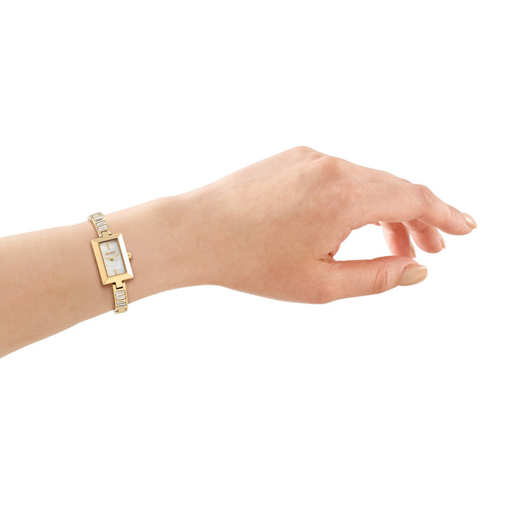 DKNY Signature Shape Gold Stainless Steel 17x31.5mm Watch - view 4