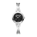 DKNY Half Bangle Silver 26mm Womens Watch