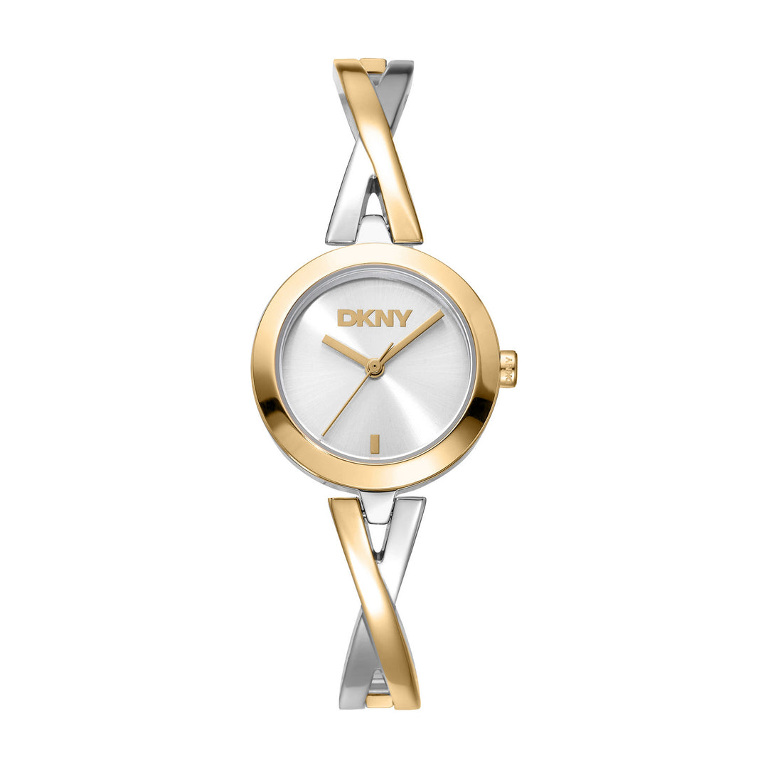 DKNY Half Bangle Gold Two-Tone 26mm Womens Watch