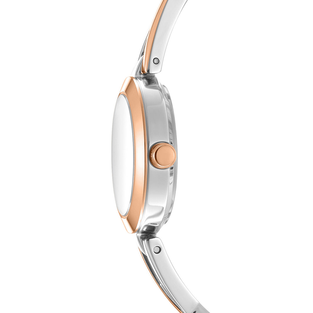 DKNY Half Bangle Rose Two-Tone 26mm Womens Watch