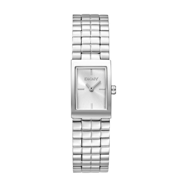 DKNY Signature Shape Silver 17x25.5mm Silver Dial Womens Watch