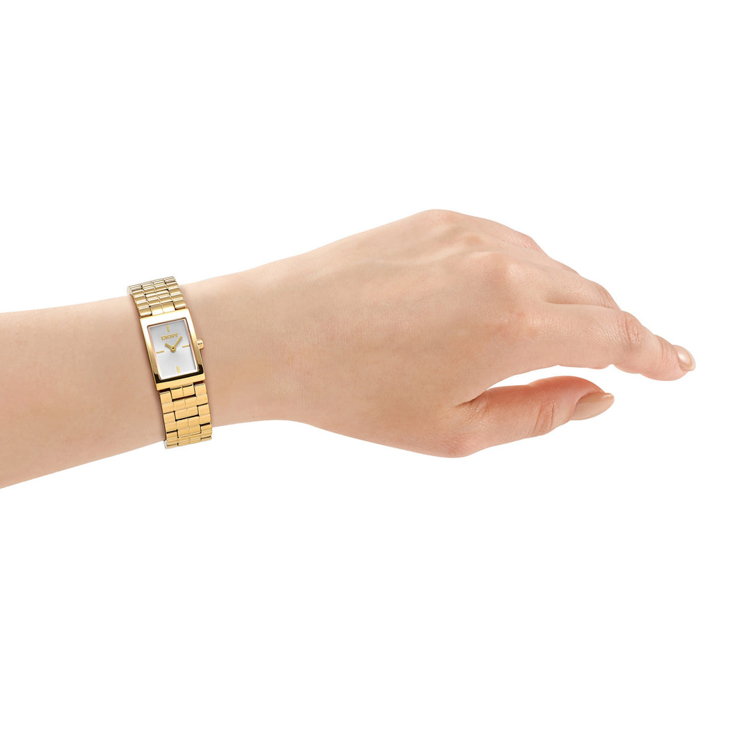 DKNY Signature Shape Gold 17x25.5mm Womens Watch