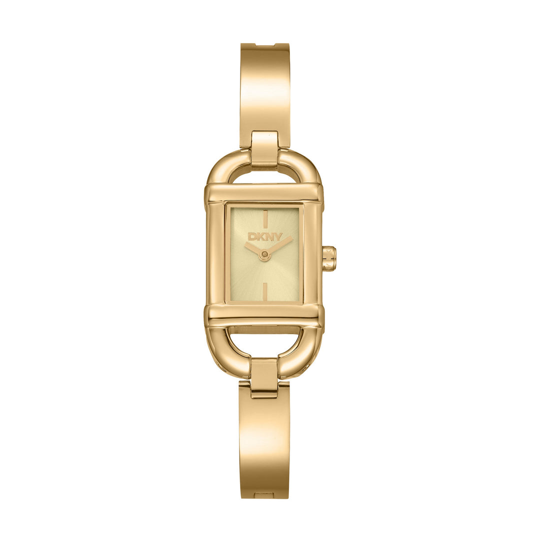 DKNY Signature Shape Gold Stainless Steel 18x37mm Watch