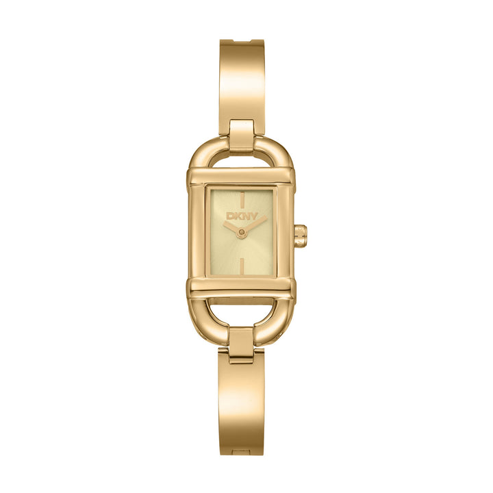 DKNY Signature Shape Gold Stainless Steel 18x37mm Watch