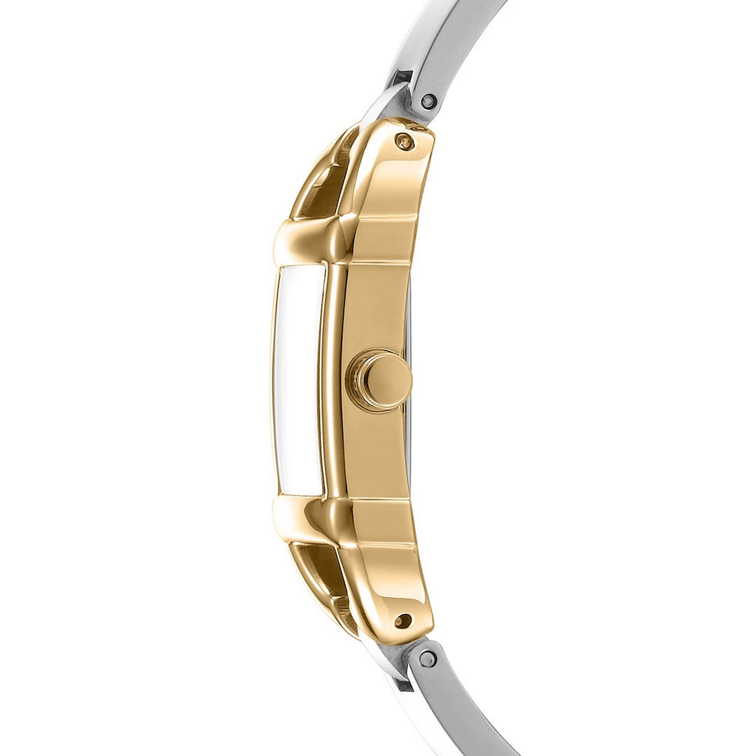 DKNY Signature Shape Two Tone Stainless Steel 18x37mm Watch - view 3