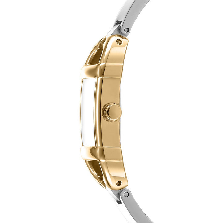 DKNY Signature Shape Two Tone Stainless Steel 18x37mm Watch - view 3