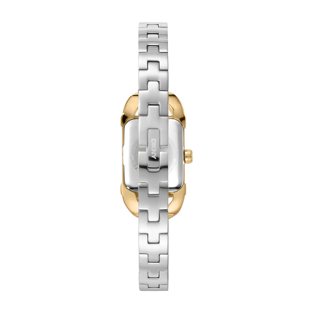 DKNY Signature Shape Two Tone Stainless Steel 18x37mm Green Dial Watch - view 2