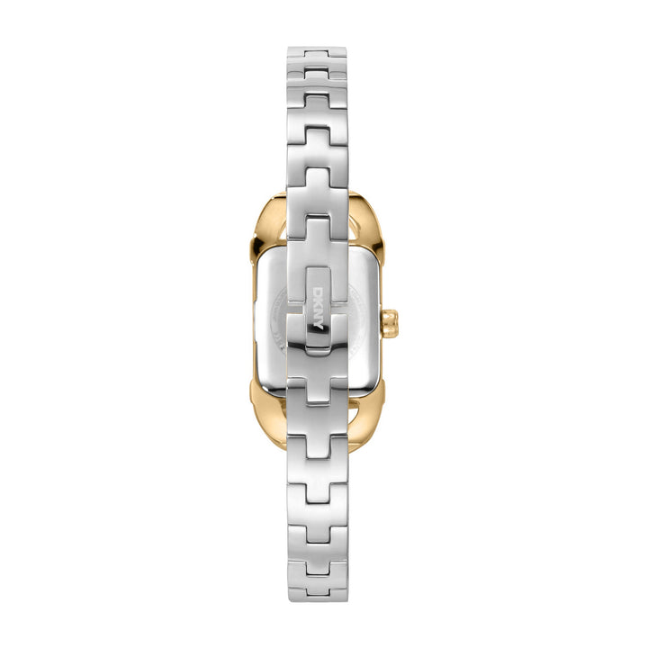 DKNY Signature Shape Two Tone Stainless Steel 18x37mm Green Dial Watch - view 2