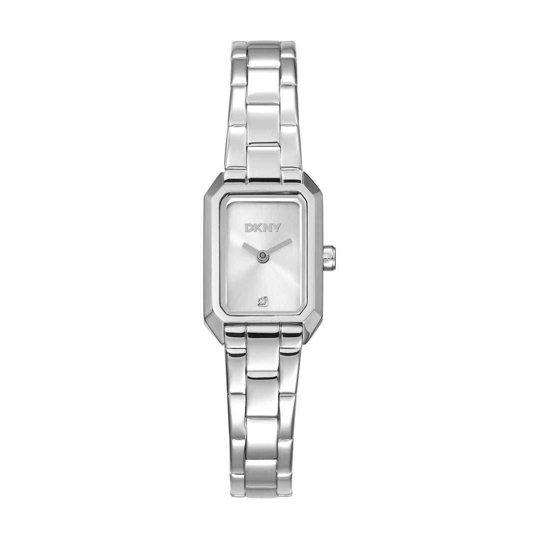 DKNY Signature Shape Silver Stainless Steel 18x27mm Watch