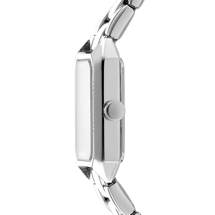 DKNY Signature Shape Silver Stainless Steel 18x27mm Watch - view 3