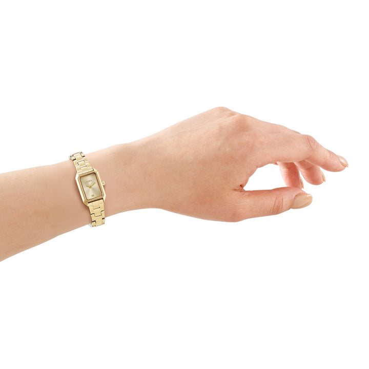 DKNY Signature Shape Gold Stainless Steel 18x27mm Watch - view 4