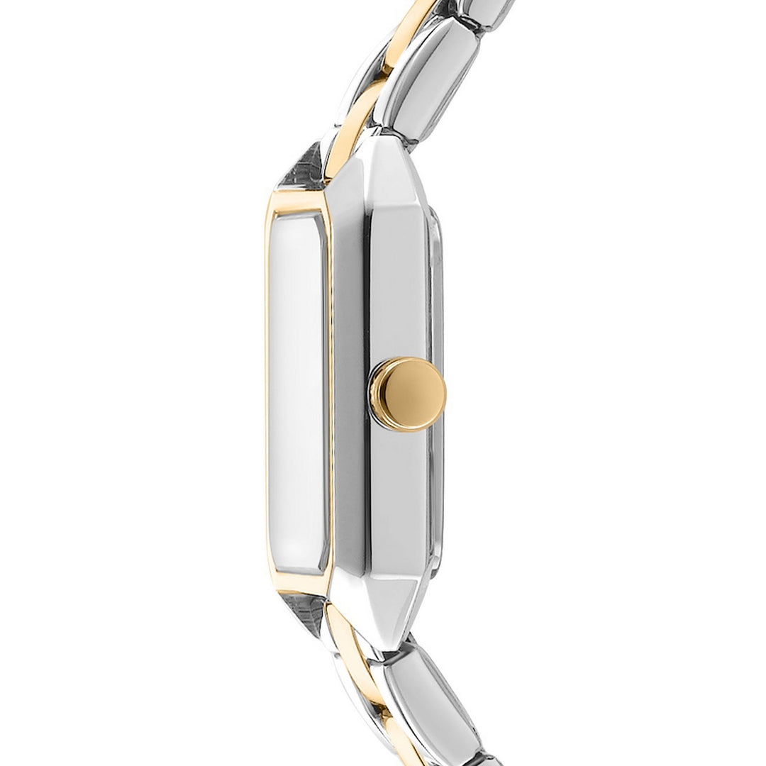 DKNY Signature Shape Two Tone Stainless Steel 18x27mm Watch - view 3