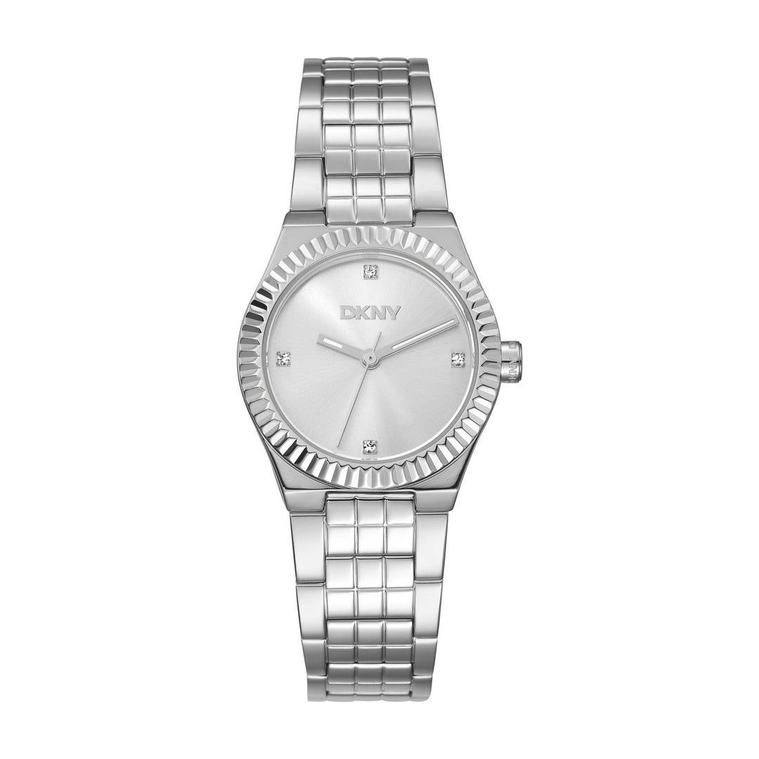 DKNY Essentials Silver Stainless Steel 28mm Watch and Stainless Steel Bracelet Set - view 5