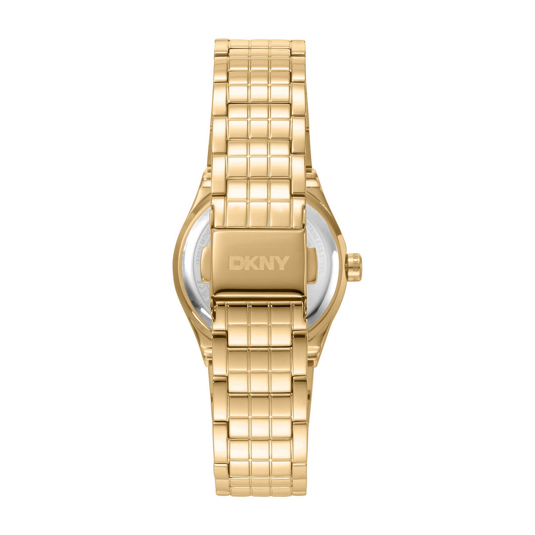 DKNY Essentials Gold Stainless Steel 28mm Watch and Gold Stainless Steel Bracelet Set - view 2