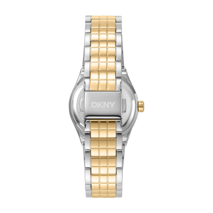 DKNY Essentials Two Tone Stainless Steel 28mm Watch and Gold Stainless Steel Bracelet Set - view 2