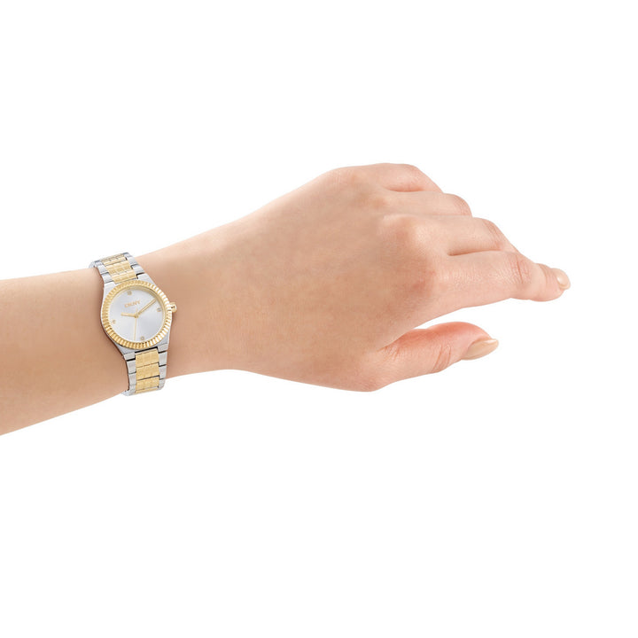 DKNY Essentials Two Tone Stainless Steel 28mm Watch and Gold Stainless Steel Bracelet Set - view 4