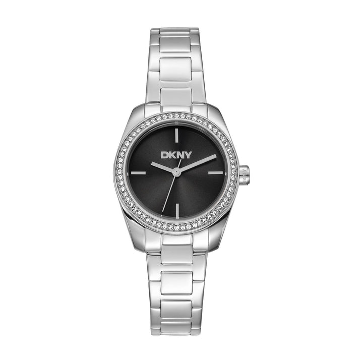 DKNY Evening Silver Stainless Steel 28mm Watch and Stainless Steel Bracelet Set - view 4