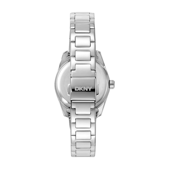 DKNY Evening Silver Stainless Steel 28mm Watch and Stainless Steel Bracelet Set - view 2