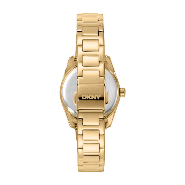 DKNY Evening Gold Stainless Steel 28mm Watch and Gold Stainless Steel Bracelet Set - view 2