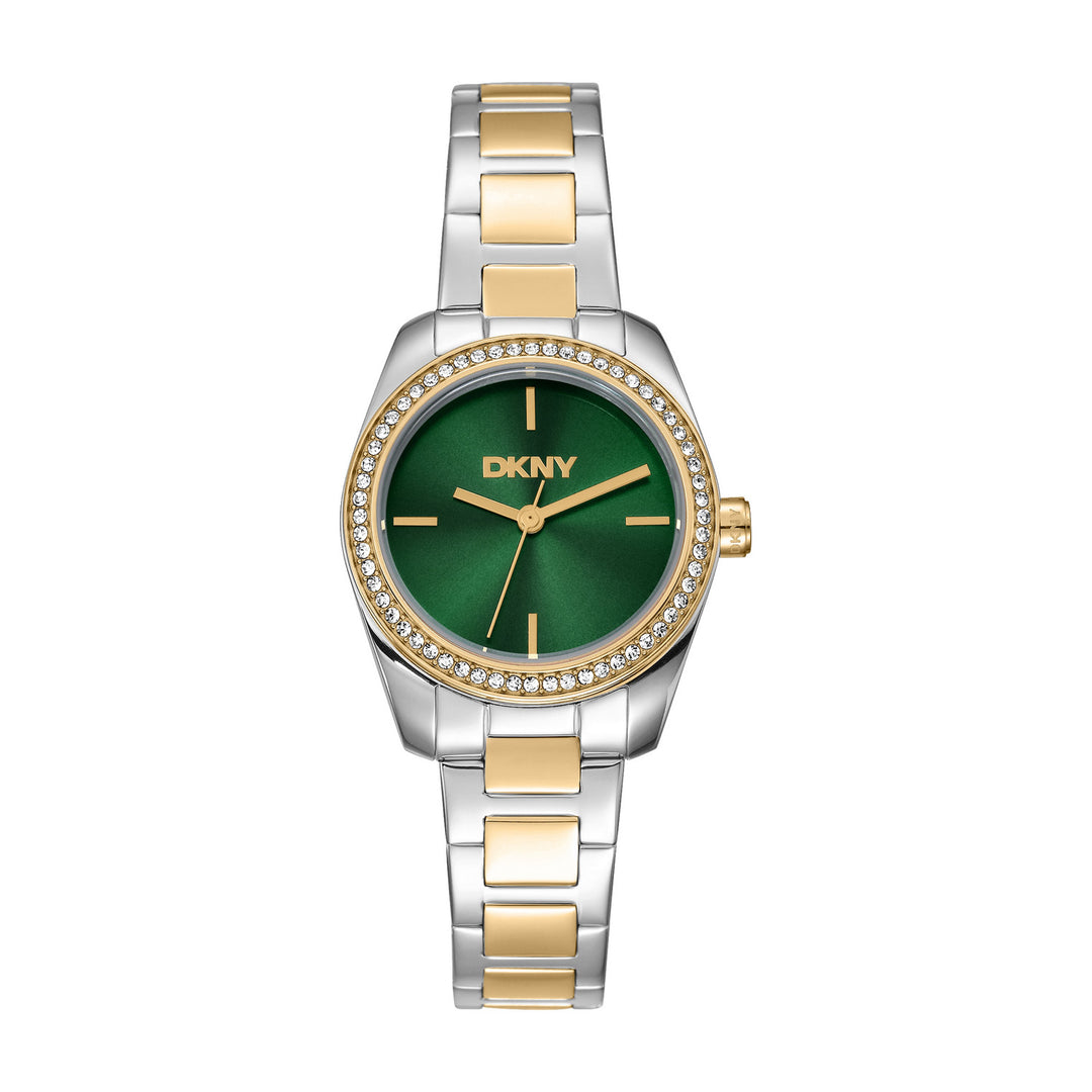 DKNY Evening Two Tone Stainless Steel 28mm Watch and Gold Stainless Steel Bracelet Set - view 5
