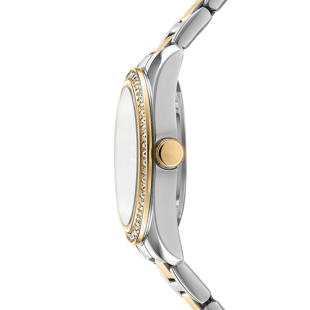 DKNY Evening Two Tone Stainless Steel 28mm Watch and Gold Stainless Steel Bracelet Set - view 3