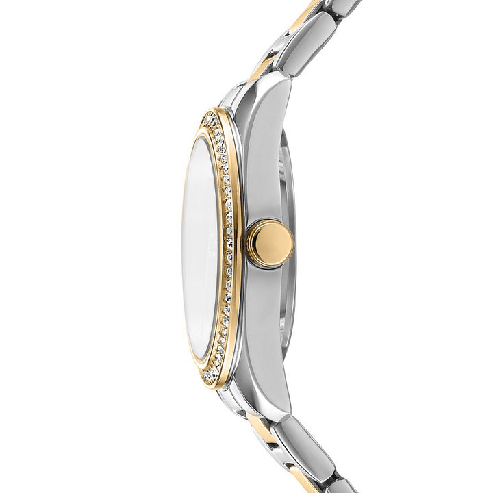 DKNY Evening Two Tone Stainless Steel 28mm Watch and Gold Stainless Steel Bracelet Set - view 3