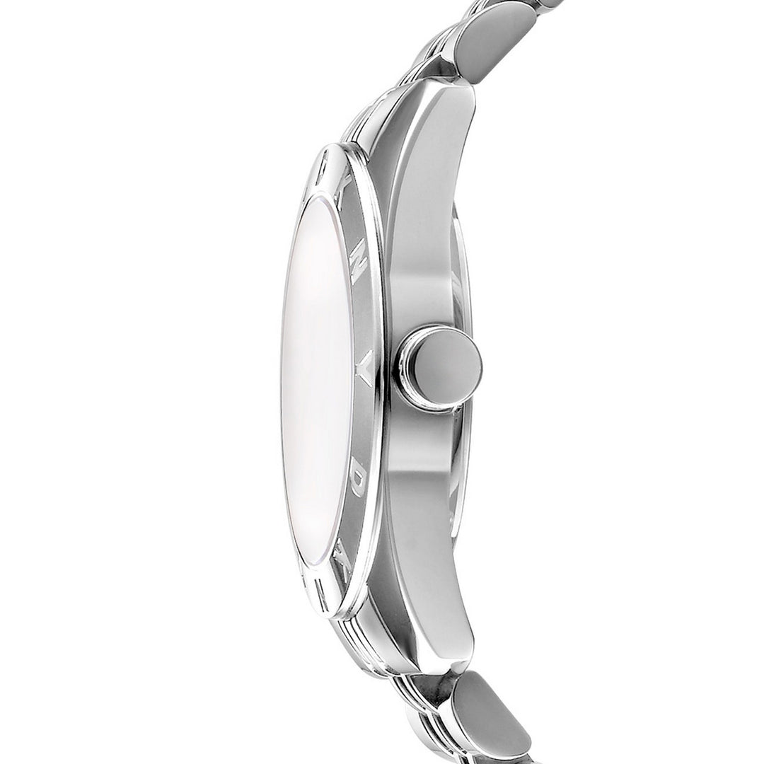 DKNY Logo Silver Stainless Steel 30mm Watch - view 3
