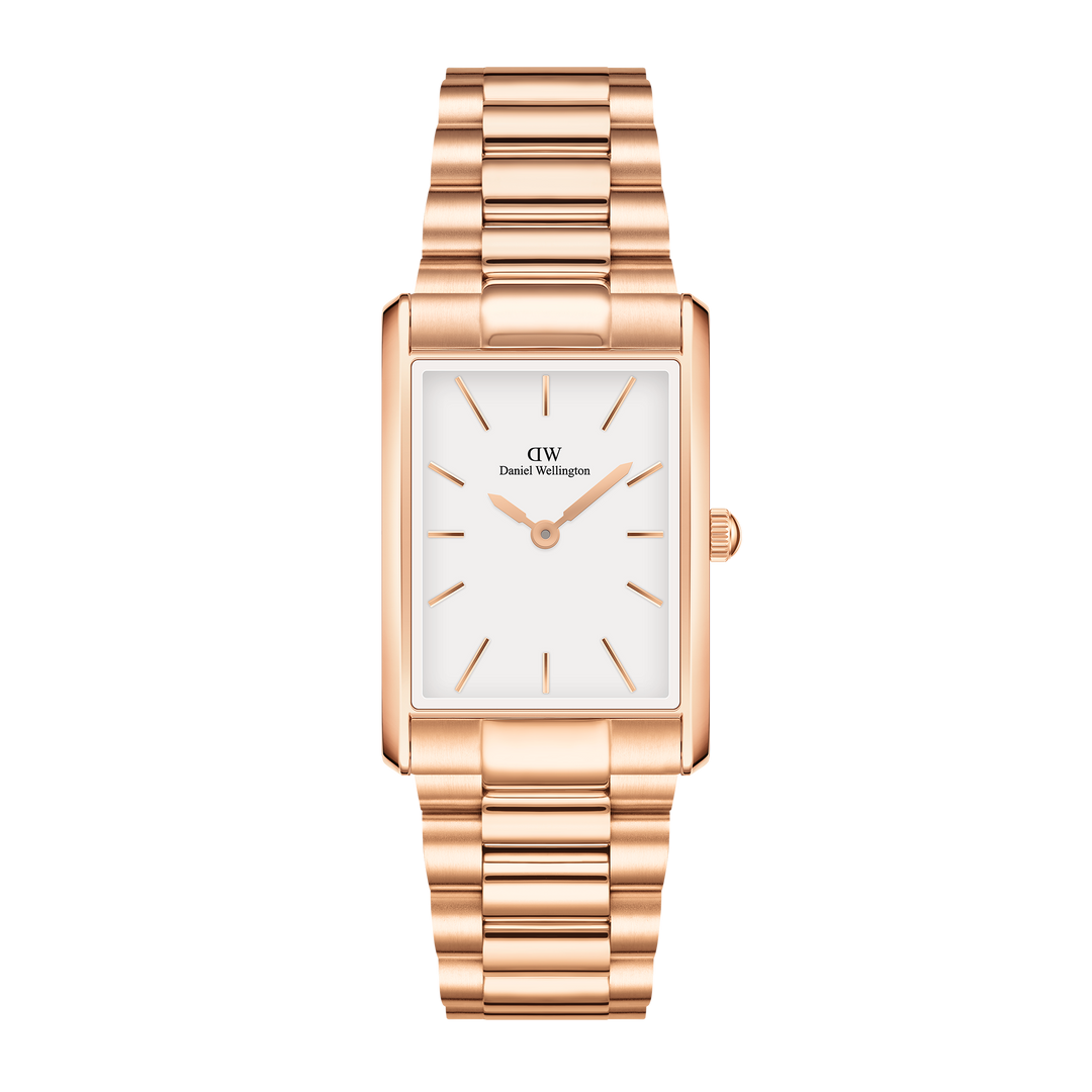 Daniel Wellington Bound 32x22 3-Link RG White Watch