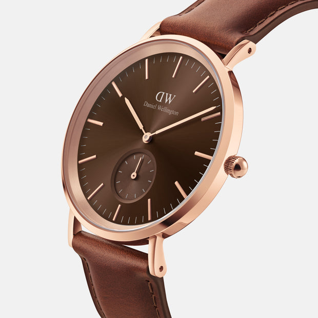 Daniel Wellington Classic Multi-Eye 40 St Mawes RG Amber Watch