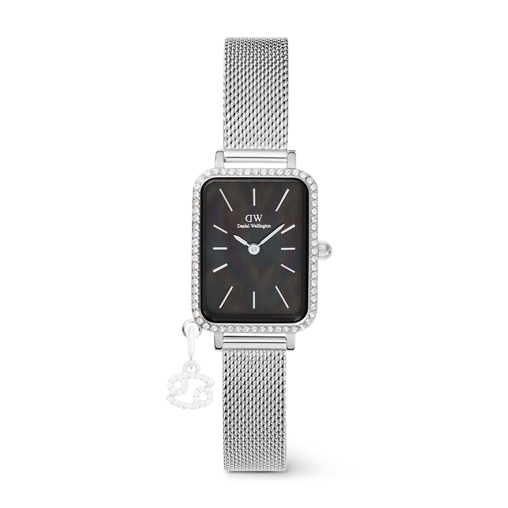 Daniel Wellington Quadro Crystal Zodiac Sterling Watch