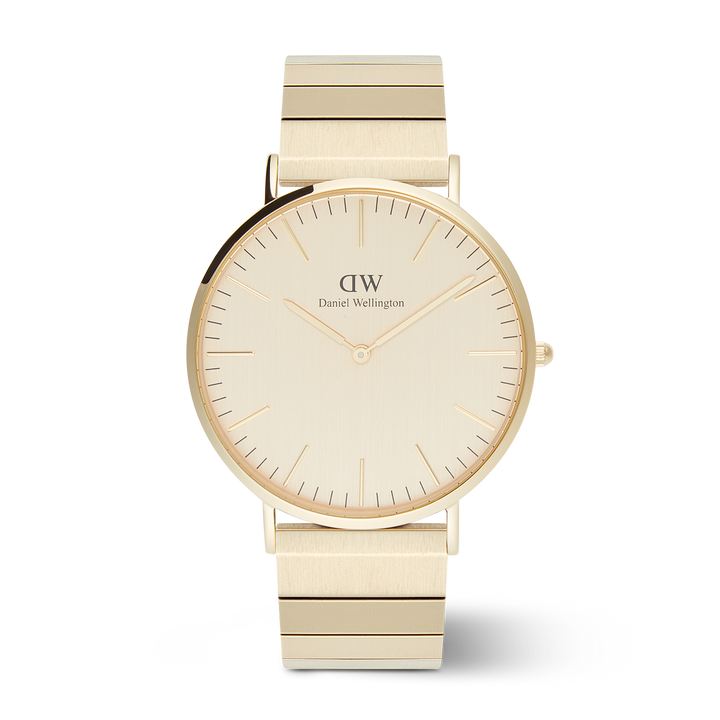 Daniel Wellington Classic Piano Link Gold Unitone Watch