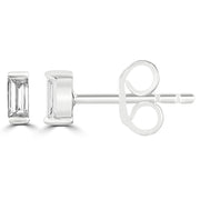 Diamond Fashion Earrings with 0.08ct Diamonds in 9K White Gold