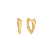 Ania Haie Gold Arrow Huggie Hoop Earrings