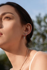 Ania Haie Silver Point Stud Earrings
