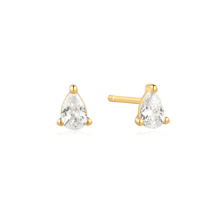 Ania Haie Gold Pear Studs | The Jewellery Boutique Australia