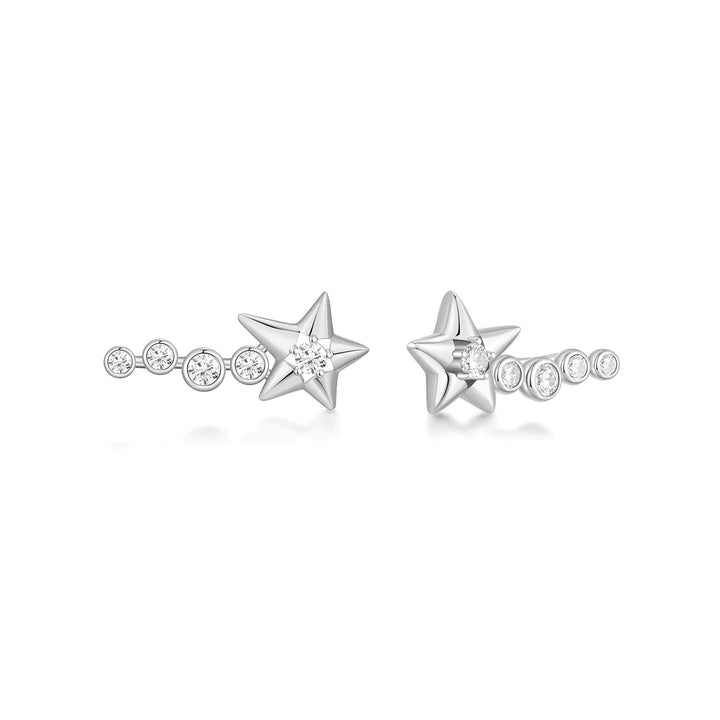 Silver Sparkling Meteor Climbers