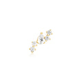 Gold Constellation Barbell Single Earring | The Jewellery Boutique Australia