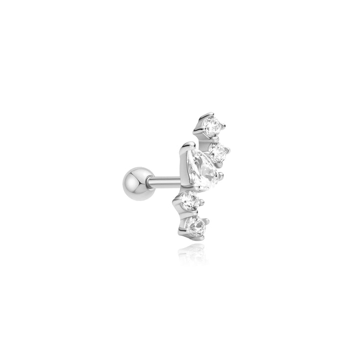 Silver Constellation Barbell Single Earring | The Jewellery Boutique Australia