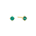 Ania Haie Gold Green Stud Earrings