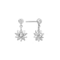 Ania Haie Silver Sunburst Dangle Stud Earrings | The Jewellery Boutique Australia