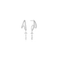 Ania Haie Silver Star Drop Stud Earrings | The Jewellery Boutique Australia