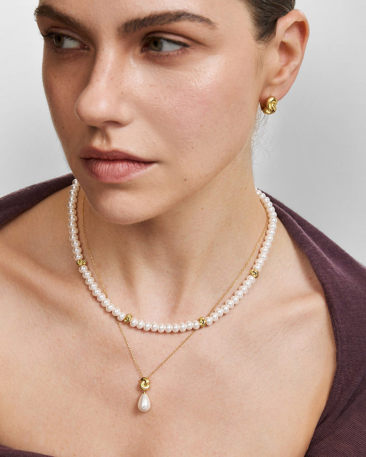 Gold Rope Twist Huggie Hoop Earrings