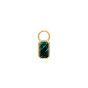 Ania Haie Gold Faceted Green Earring Charm