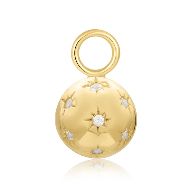 Ania Haie Gold Pave Star Sphere Earring Charm