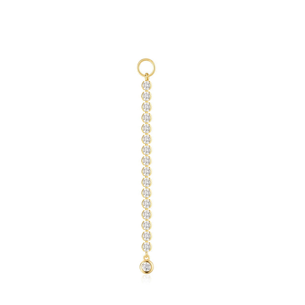 Ania Haie Gold Row Bezel Earring Charm