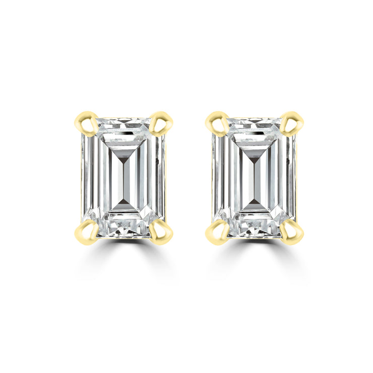 0.20ct HI I1 Diamond Earrings in 9K Yellow Gold