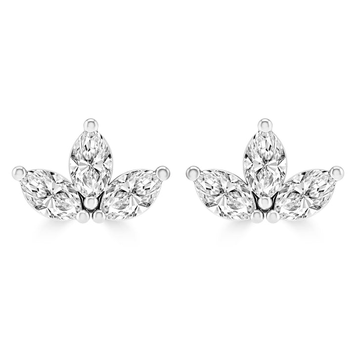 0.18ct HI I1 Diamond Earrings in 9K White Gold